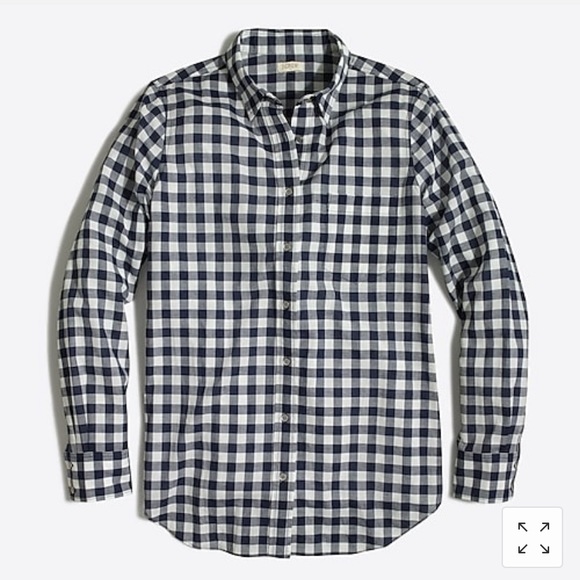 J. Crew Gingham Classic Shirt - Picture 6 of 6